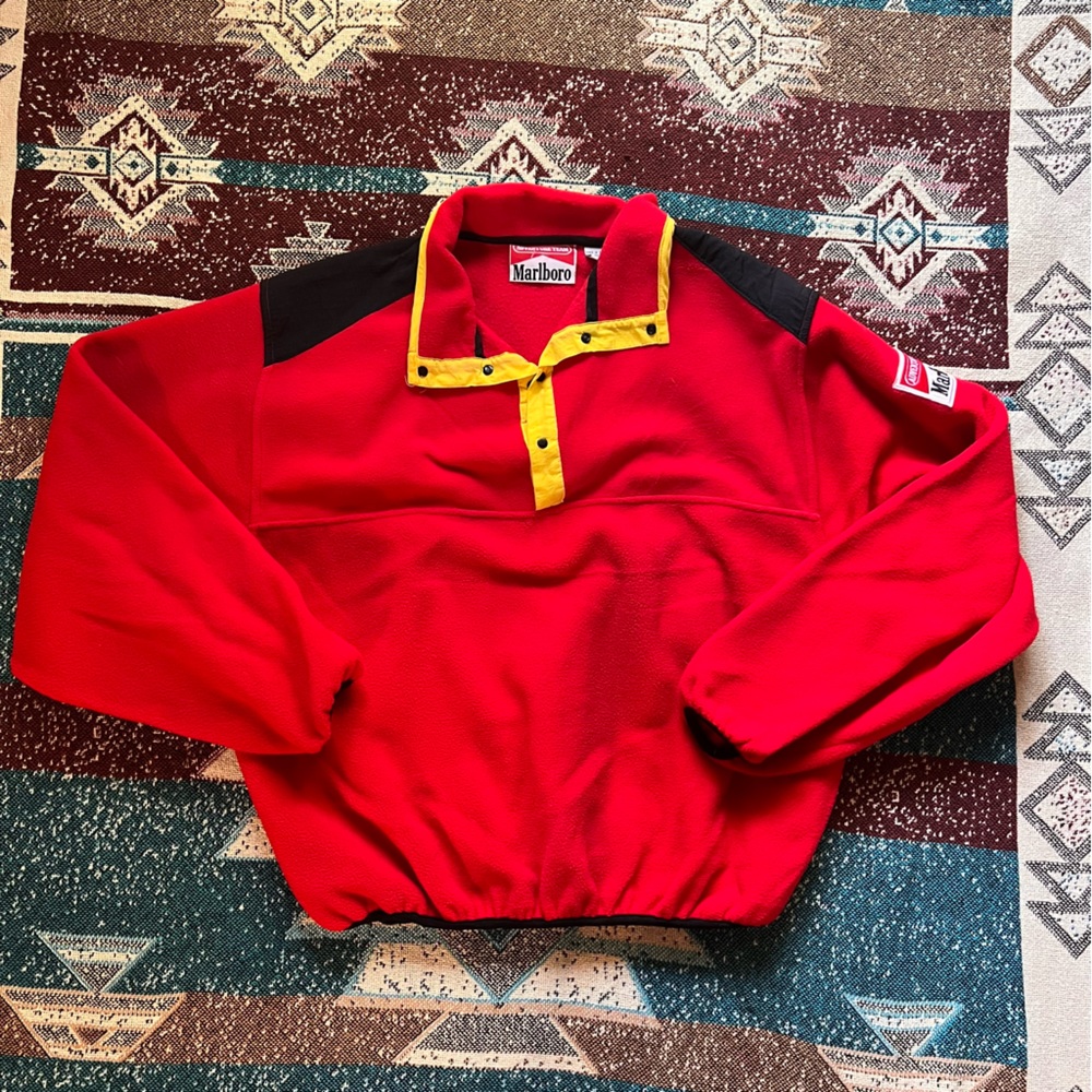 Vintage Marlboro Adventure Team Fleece Pullover (1990s) - Picture 9 of 9